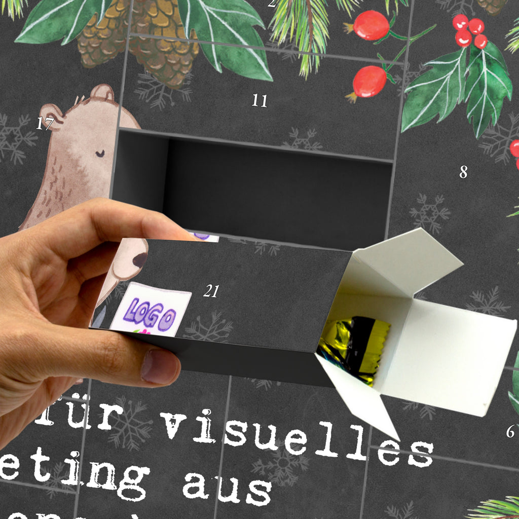 Befüllbarer Adventskalender Gestalter für visuelles Marketing Leidenschaft Befüllbarer Adventskalender, Adventskalender zum selbst befüllen, Beruf, Ausbildung, Jubiläum, Abschied, Rente, Kollege, Kollegin, Geschenk, Schenken, Arbeitskollege, Mitarbeiter, Firma, Danke, Dankeschön