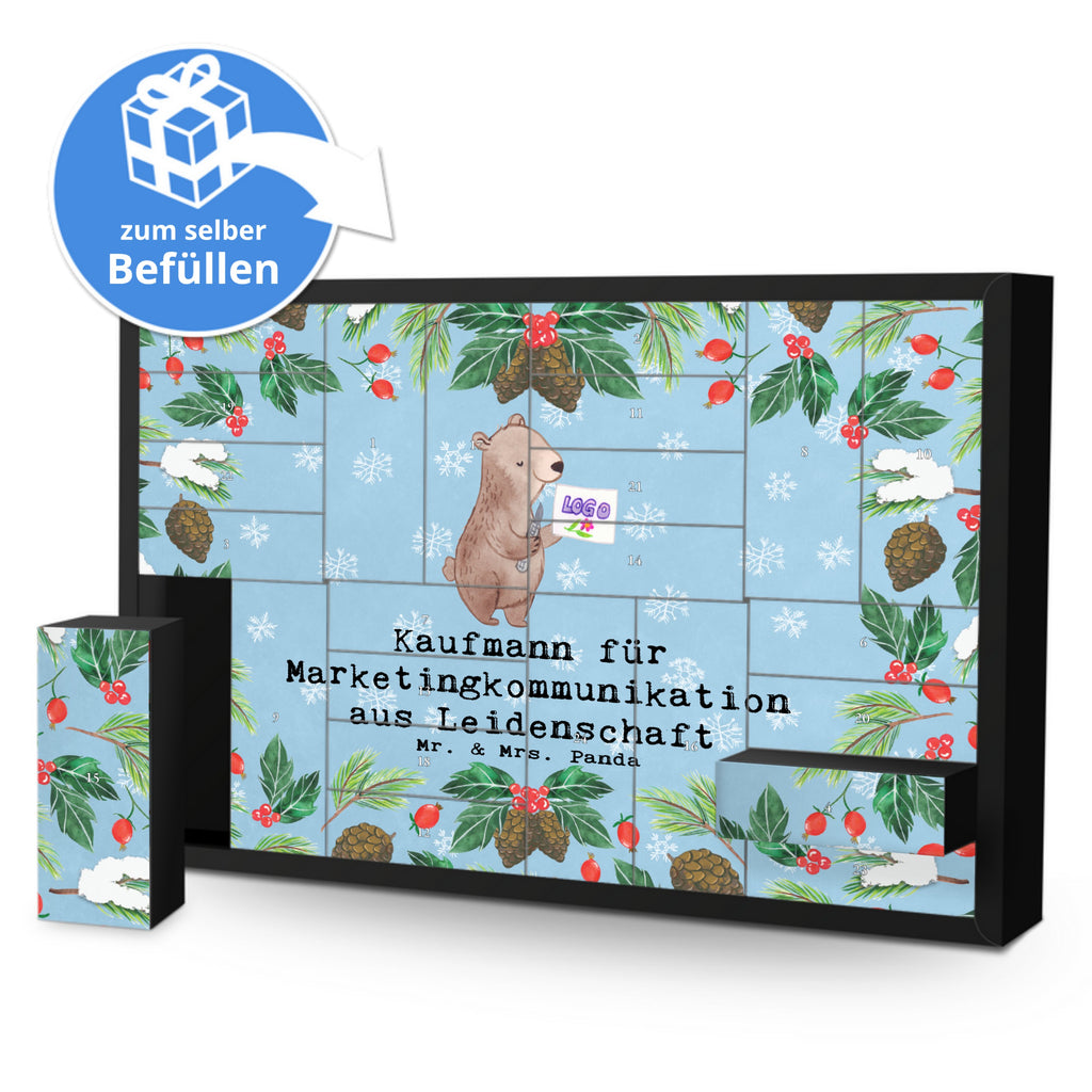 Befüllbarer Adventskalender Kaufmann für Marketingkommunikation Leidenschaft Befüllbarer Adventskalender, Adventskalender zum selbst befüllen, Beruf, Ausbildung, Jubiläum, Abschied, Rente, Kollege, Kollegin, Geschenk, Schenken, Arbeitskollege, Mitarbeiter, Firma, Danke, Dankeschön