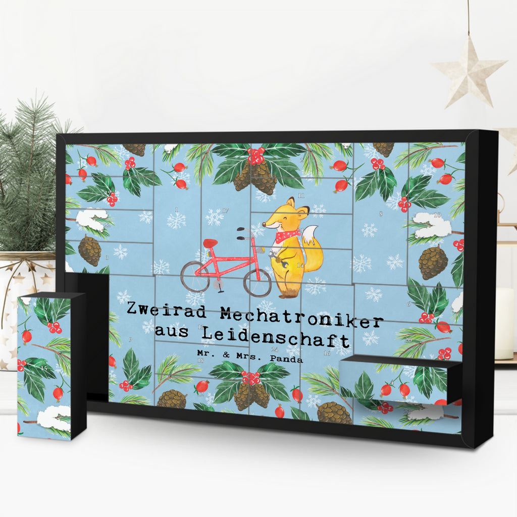 Befüllbarer Adventskalender Zweirad Mechatroniker Leidenschaft Befüllbarer Adventskalender, Adventskalender zum selbst befüllen, Beruf, Ausbildung, Jubiläum, Abschied, Rente, Kollege, Kollegin, Geschenk, Schenken, Arbeitskollege, Mitarbeiter, Firma, Danke, Dankeschön