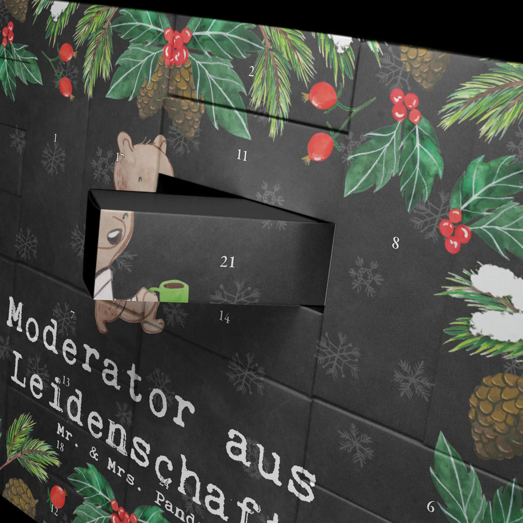 Befüllbarer Adventskalender Moderator Leidenschaft Befüllbarer Adventskalender, Adventskalender zum selbst befüllen, Beruf, Ausbildung, Jubiläum, Abschied, Rente, Kollege, Kollegin, Geschenk, Schenken, Arbeitskollege, Mitarbeiter, Firma, Danke, Dankeschön