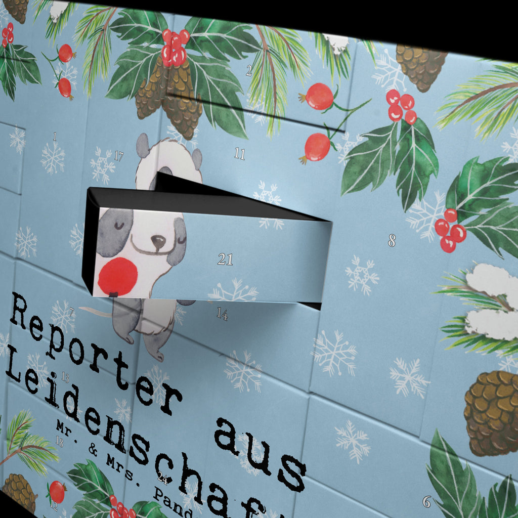 Befüllbarer Adventskalender Reporter Leidenschaft Befüllbarer Adventskalender, Adventskalender zum selbst befüllen, Beruf, Ausbildung, Jubiläum, Abschied, Rente, Kollege, Kollegin, Geschenk, Schenken, Arbeitskollege, Mitarbeiter, Firma, Danke, Dankeschön