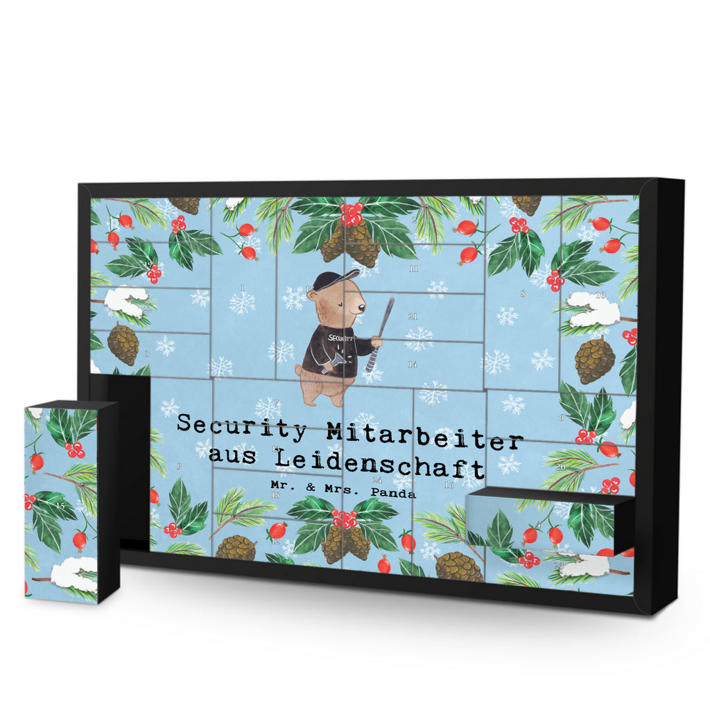 Befüllbarer Adventskalender Security Mitarbeiter Leidenschaft Befüllbarer Adventskalender, Adventskalender zum selbst befüllen, Beruf, Ausbildung, Jubiläum, Abschied, Rente, Kollege, Kollegin, Geschenk, Schenken, Arbeitskollege, Mitarbeiter, Firma, Danke, Dankeschön