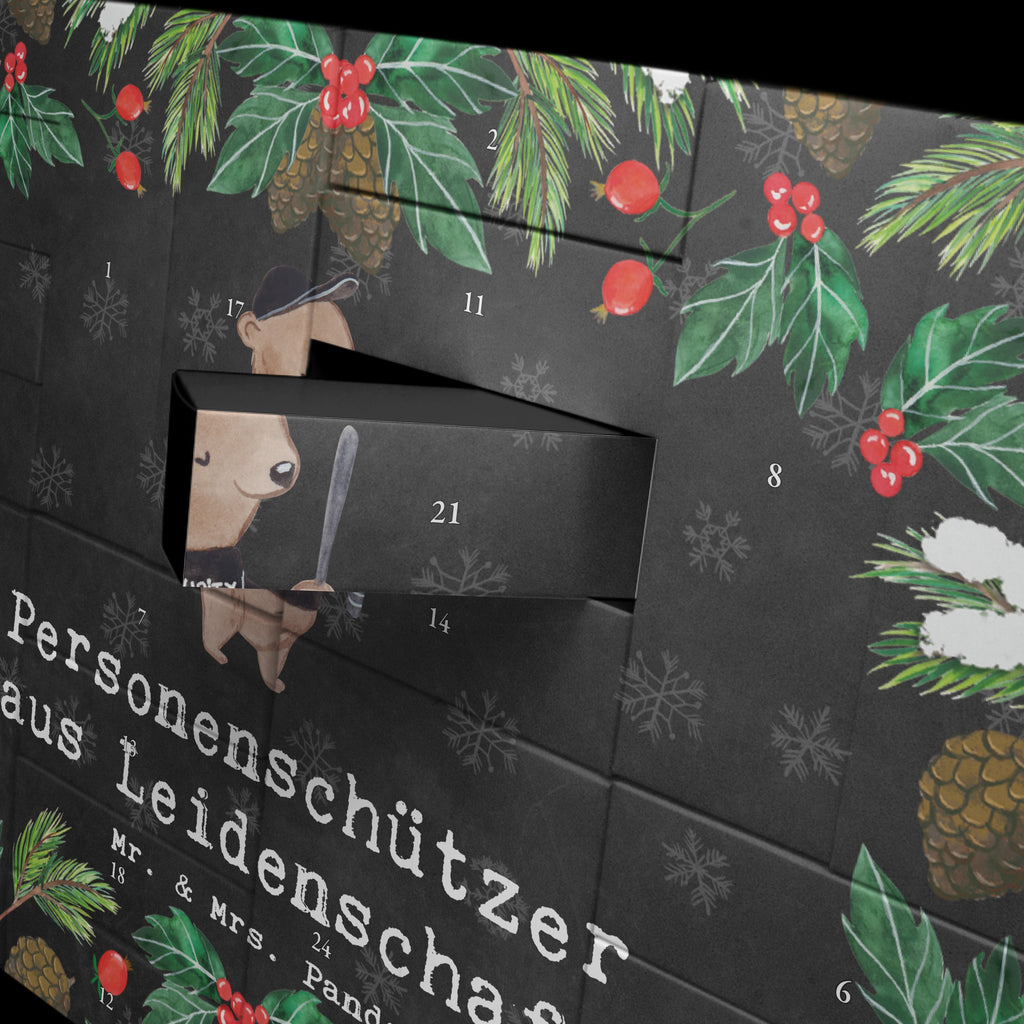 Befüllbarer Adventskalender Personenschützer Leidenschaft Befüllbarer Adventskalender, Adventskalender zum selbst befüllen, Beruf, Ausbildung, Jubiläum, Abschied, Rente, Kollege, Kollegin, Geschenk, Schenken, Arbeitskollege, Mitarbeiter, Firma, Danke, Dankeschön, Bodyguard, Personenschützer