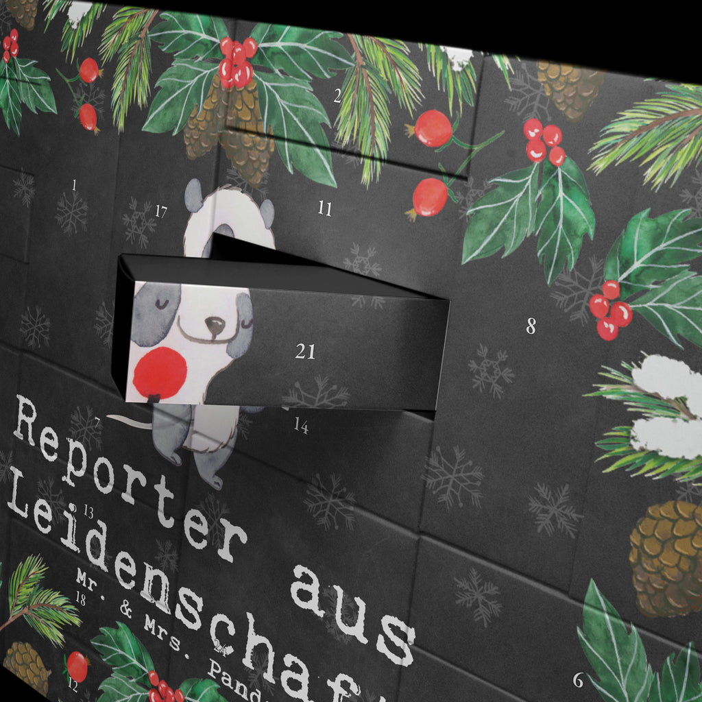 Befüllbarer Adventskalender Reporter Leidenschaft Befüllbarer Adventskalender, Adventskalender zum selbst befüllen, Beruf, Ausbildung, Jubiläum, Abschied, Rente, Kollege, Kollegin, Geschenk, Schenken, Arbeitskollege, Mitarbeiter, Firma, Danke, Dankeschön