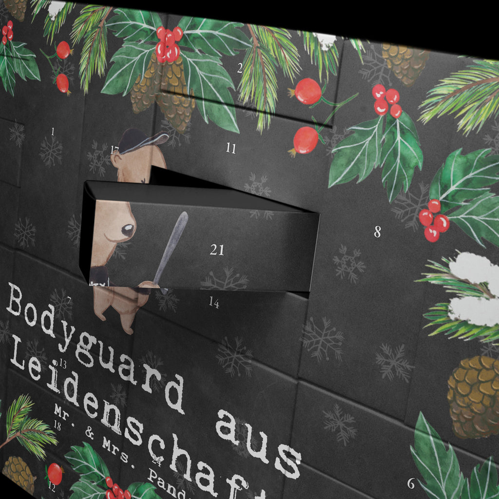 Befüllbarer Adventskalender Bodyguard Leidenschaft Befüllbarer Adventskalender, Adventskalender zum selbst befüllen, Beruf, Ausbildung, Jubiläum, Abschied, Rente, Kollege, Kollegin, Geschenk, Schenken, Arbeitskollege, Mitarbeiter, Firma, Danke, Dankeschön, Bodyguard, Personenschützer