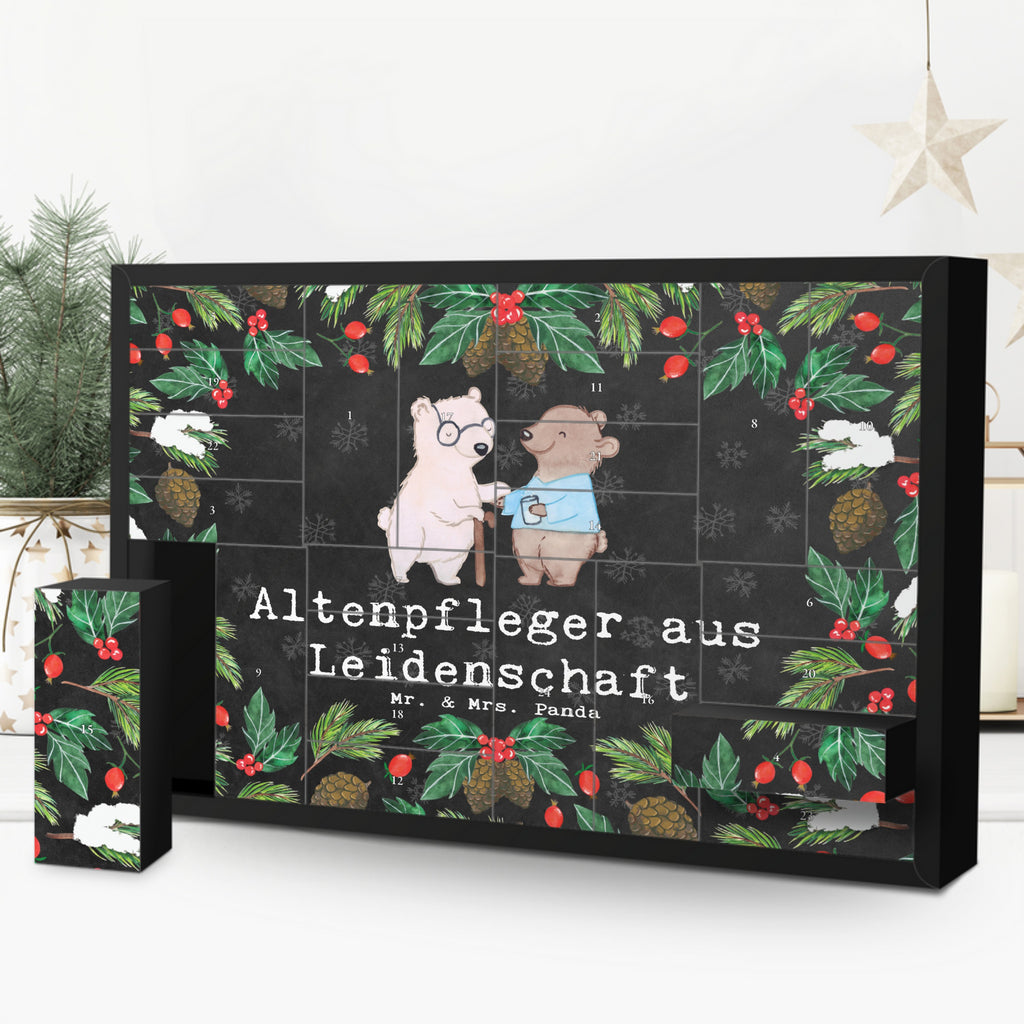 Befüllbarer Adventskalender Altenpfleger Leidenschaft Befüllbarer Adventskalender, Adventskalender zum selbst befüllen, Beruf, Ausbildung, Jubiläum, Abschied, Rente, Kollege, Kollegin, Geschenk, Schenken, Arbeitskollege, Mitarbeiter, Firma, Danke, Dankeschön, Altenpfleger, Pfleger, Altenheim Eröffnung