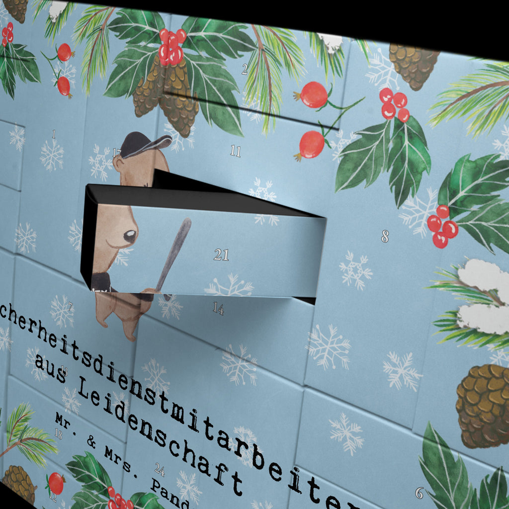 Befüllbarer Adventskalender Sicherheitsdienstmitarbeiter Leidenschaft Befüllbarer Adventskalender, Adventskalender zum selbst befüllen, Beruf, Ausbildung, Jubiläum, Abschied, Rente, Kollege, Kollegin, Geschenk, Schenken, Arbeitskollege, Mitarbeiter, Firma, Danke, Dankeschön