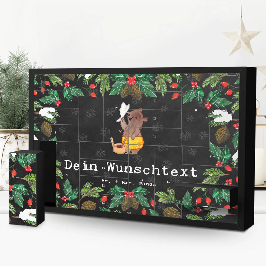 Personalisierter Befüllbarer Adventskalender Saunameister Leidenschaft Befüllbarer Adventskalender, Adventskalender zum selbst befüllen, Beruf, Ausbildung, Jubiläum, Abschied, Rente, Kollege, Kollegin, Geschenk, Schenken, Arbeitskollege, Mitarbeiter, Firma, Danke, Dankeschön