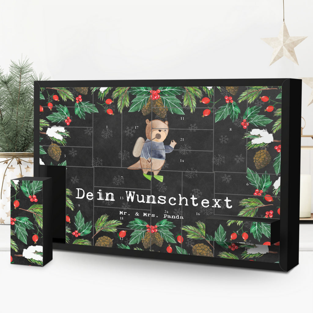 Personalisierter Befüllbarer Adventskalender Taucher Leidenschaft Befüllbarer Adventskalender, Adventskalender zum selbst befüllen, Beruf, Ausbildung, Jubiläum, Abschied, Rente, Kollege, Kollegin, Geschenk, Schenken, Arbeitskollege, Mitarbeiter, Firma, Danke, Dankeschön