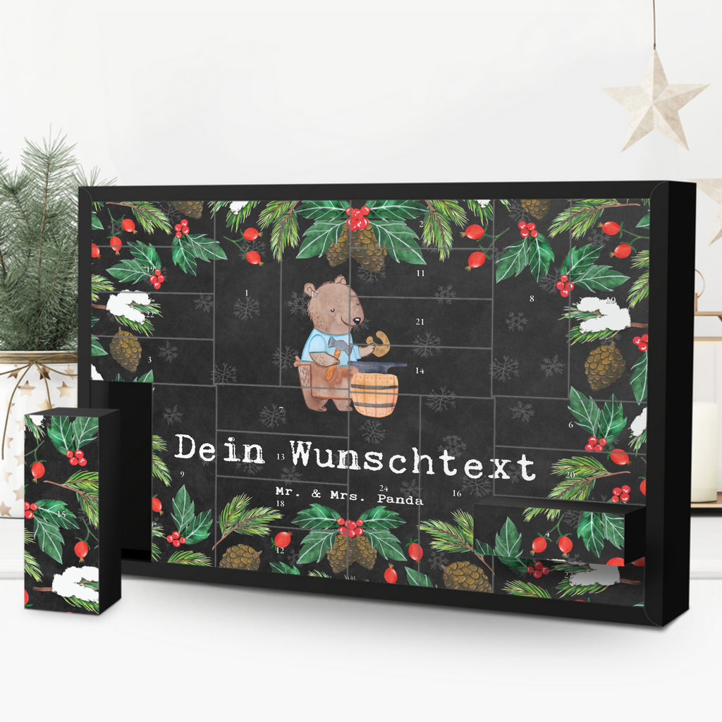 Personalisierter Befüllbarer Adventskalender Schmied Leidenschaft Befüllbarer Adventskalender, Adventskalender zum selbst befüllen, Beruf, Ausbildung, Jubiläum, Abschied, Rente, Kollege, Kollegin, Geschenk, Schenken, Arbeitskollege, Mitarbeiter, Firma, Danke, Dankeschön