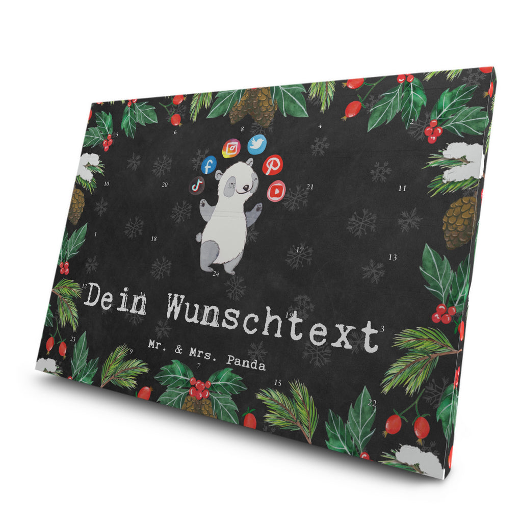 Personalisierter Tee Adventskalender Social Media Manager Leidenschaft Personalisierter Tee Adventskalender, Beruf, Ausbildung, Jubiläum, Abschied, Rente, Kollege, Kollegin, Geschenk, Schenken, Arbeitskollege, Mitarbeiter, Firma, Danke, Dankeschön