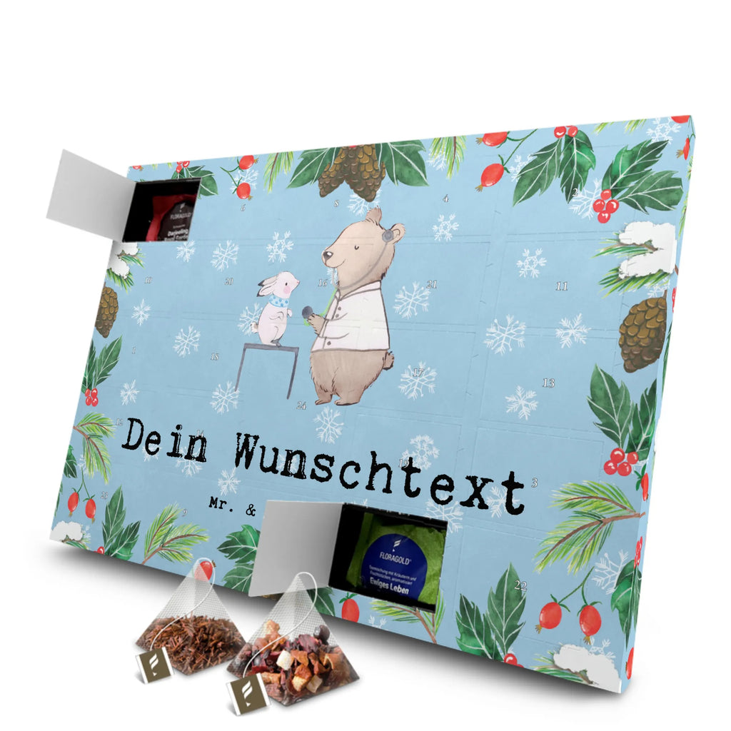 Personalisierter Tee Adventskalender Tierarzt Leidenschaft Personalisierter Tee Adventskalender, Beruf, Ausbildung, Jubiläum, Abschied, Rente, Kollege, Kollegin, Geschenk, Schenken, Arbeitskollege, Mitarbeiter, Firma, Danke, Dankeschön