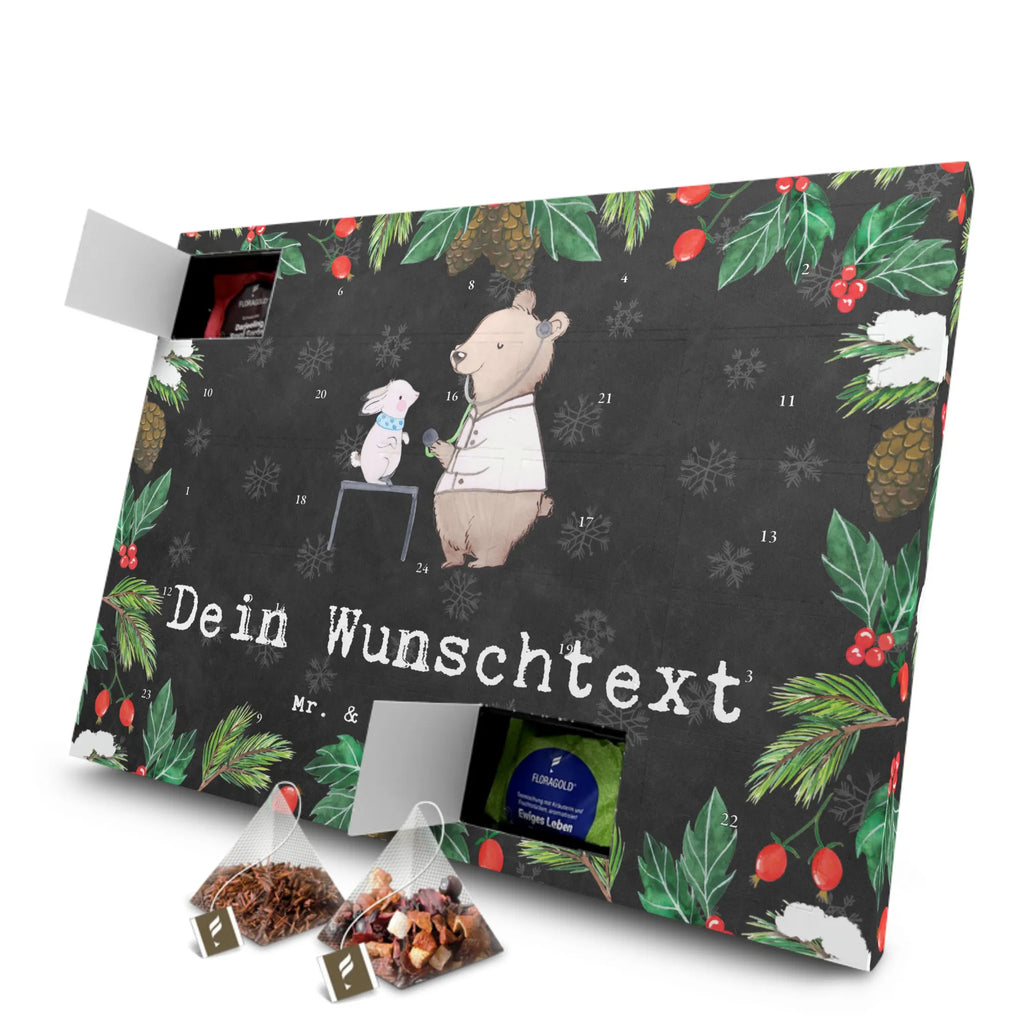 Personalisierter Tee Adventskalender Tierarzt Leidenschaft Personalisierter Tee Adventskalender, Beruf, Ausbildung, Jubiläum, Abschied, Rente, Kollege, Kollegin, Geschenk, Schenken, Arbeitskollege, Mitarbeiter, Firma, Danke, Dankeschön