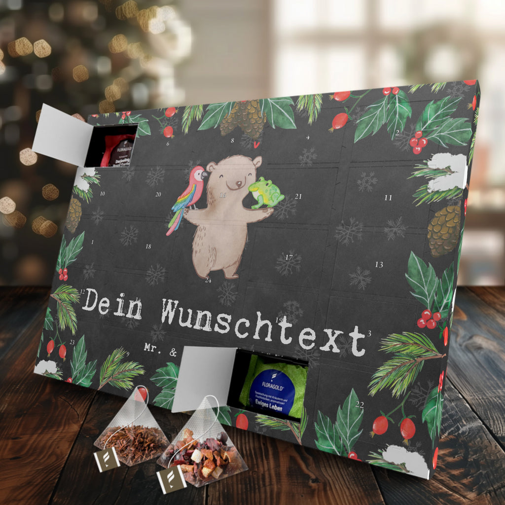 Personalisierter Tee Adventskalender Tierpfleger Leidenschaft Personalisierter Tee Adventskalender, Beruf, Ausbildung, Jubiläum, Abschied, Rente, Kollege, Kollegin, Geschenk, Schenken, Arbeitskollege, Mitarbeiter, Firma, Danke, Dankeschön