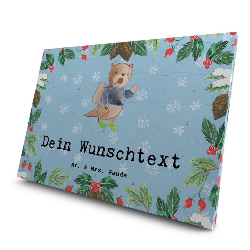 Personalisierter Tee Adventskalender Taucher Leidenschaft Personalisierter Tee Adventskalender, Beruf, Ausbildung, Jubiläum, Abschied, Rente, Kollege, Kollegin, Geschenk, Schenken, Arbeitskollege, Mitarbeiter, Firma, Danke, Dankeschön