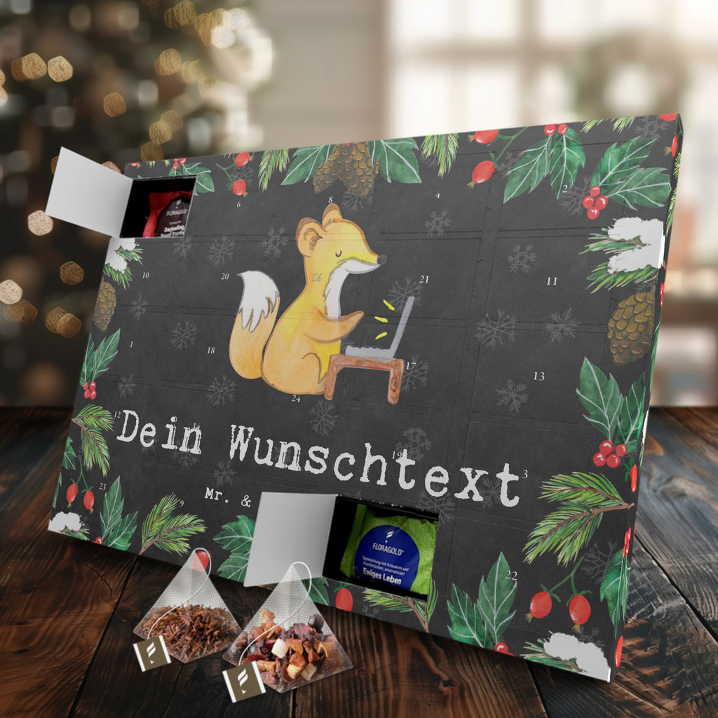 Personalisierter Tee Adventskalender Assistent Leidenschaft Personalisierter Tee Adventskalender, Beruf, Ausbildung, Jubiläum, Abschied, Rente, Kollege, Kollegin, Geschenk, Schenken, Arbeitskollege, Mitarbeiter, Firma, Danke, Dankeschön