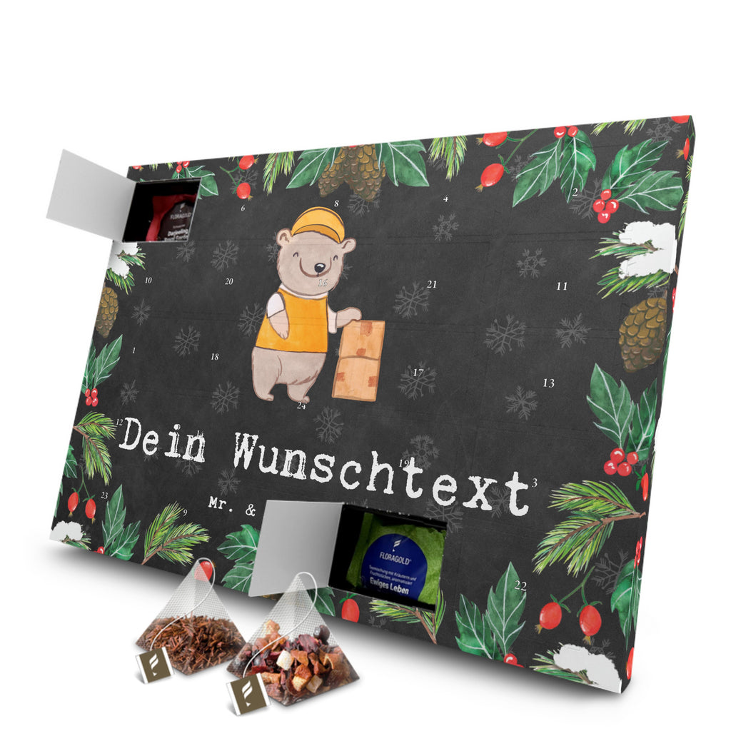 Personalisierter Tee Adventskalender Lieferdienstmitarbeiter Leidenschaft Personalisierter Tee Adventskalender, Beruf, Ausbildung, Jubiläum, Abschied, Rente, Kollege, Kollegin, Geschenk, Schenken, Arbeitskollege, Mitarbeiter, Firma, Danke, Dankeschön, Lieferdienstmitarbeiter, Pizzabäcker, Pizzabote, Pizzabringdienst, Lieferbringdienst