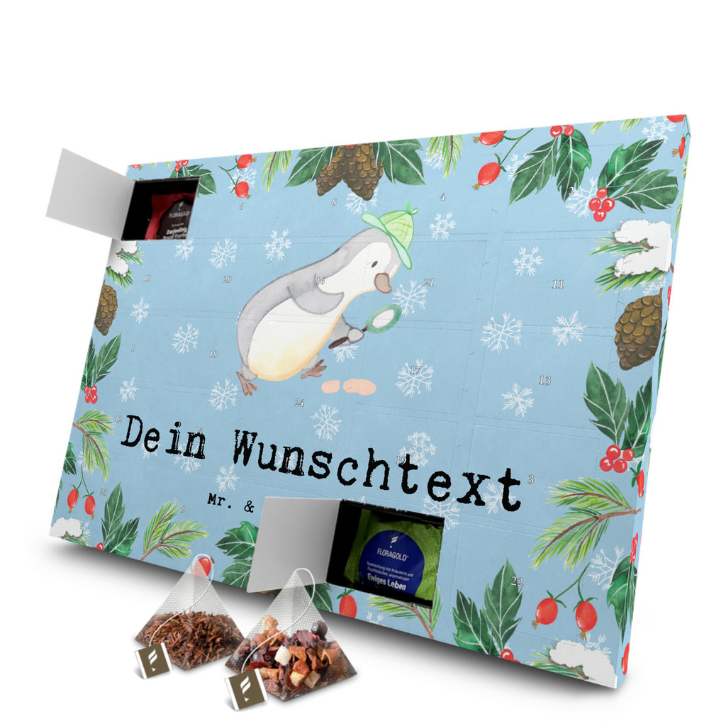 Personalisierter Tee Adventskalender Detektiv Leidenschaft Personalisierter Tee Adventskalender, Beruf, Ausbildung, Jubiläum, Abschied, Rente, Kollege, Kollegin, Geschenk, Schenken, Arbeitskollege, Mitarbeiter, Firma, Danke, Dankeschön, Detektiv, Ermittler, Agent, Privatdetektei, Berufsdetektiv, Wirtschaftsdetektei, Detektivausbildung, Spurensuche