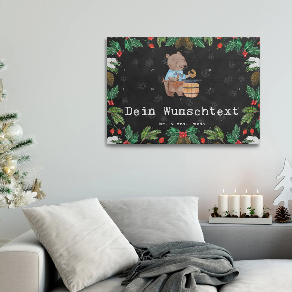 Personalisierter Tee Adventskalender Schmied Leidenschaft Personalisierter Tee Adventskalender, Beruf, Ausbildung, Jubiläum, Abschied, Rente, Kollege, Kollegin, Geschenk, Schenken, Arbeitskollege, Mitarbeiter, Firma, Danke, Dankeschön