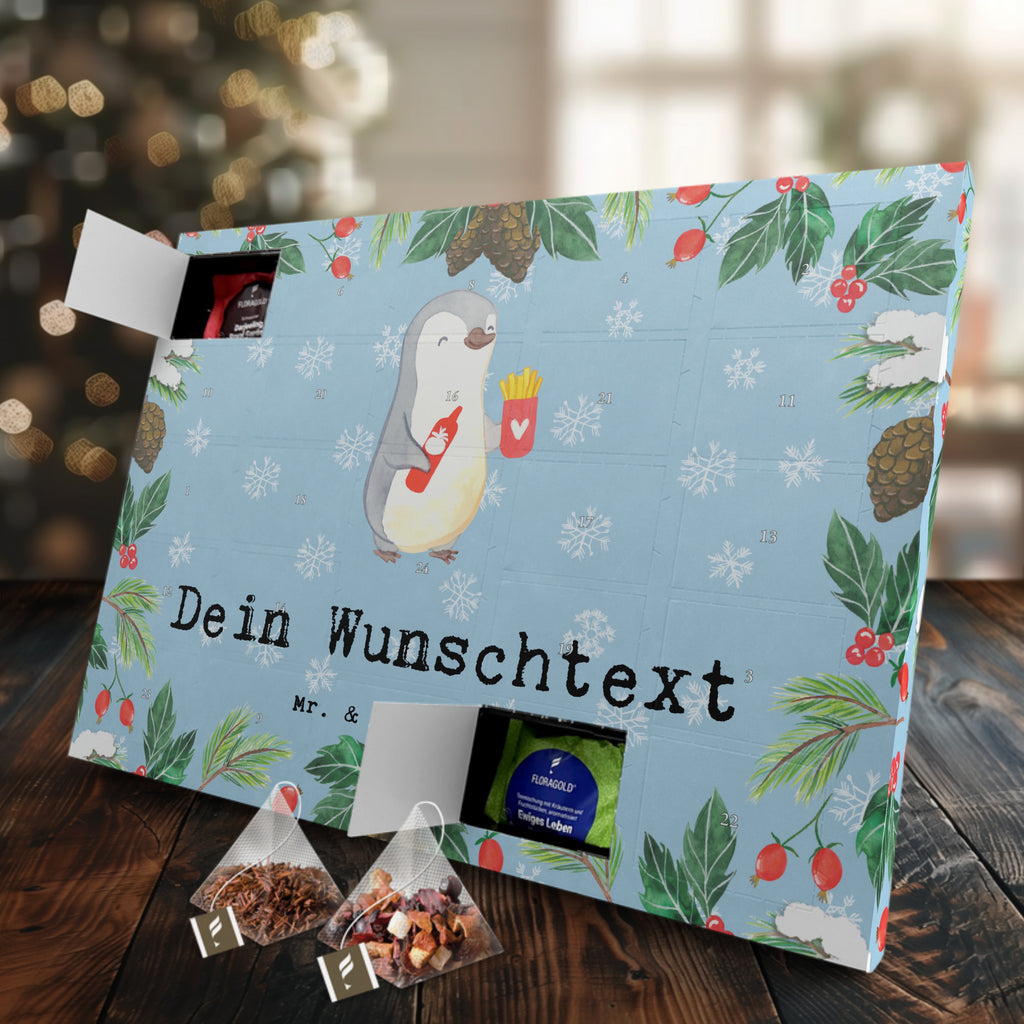 Personalisierter Tee Adventskalender Imbissbesitzer Leidenschaft Personalisierter Tee Adventskalender, Beruf, Ausbildung, Jubiläum, Abschied, Rente, Kollege, Kollegin, Geschenk, Schenken, Arbeitskollege, Mitarbeiter, Firma, Danke, Dankeschön, Imbissbesitzer, Imbissverkäufer, Pommesverkäufer, Pommesliebe