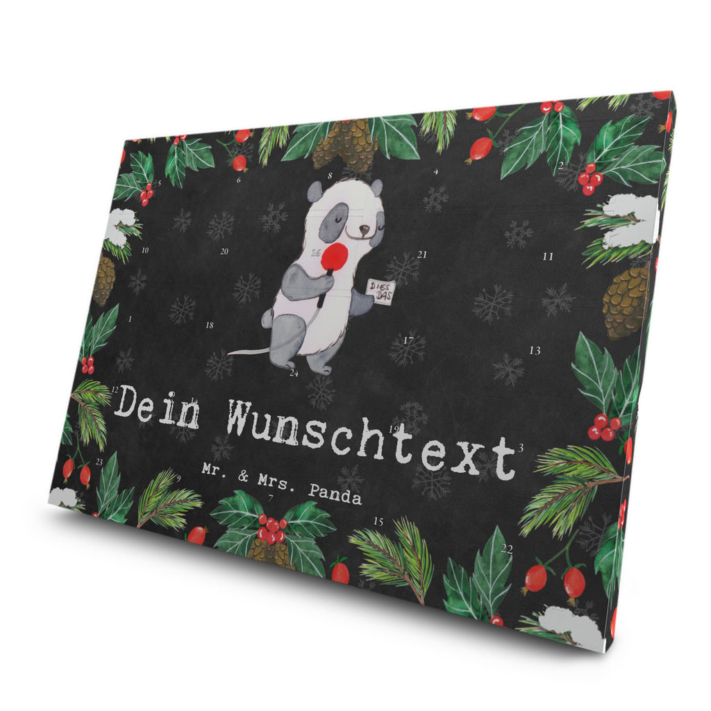 Personalisierter Tee Adventskalender Reporter Leidenschaft Personalisierter Tee Adventskalender, Beruf, Ausbildung, Jubiläum, Abschied, Rente, Kollege, Kollegin, Geschenk, Schenken, Arbeitskollege, Mitarbeiter, Firma, Danke, Dankeschön