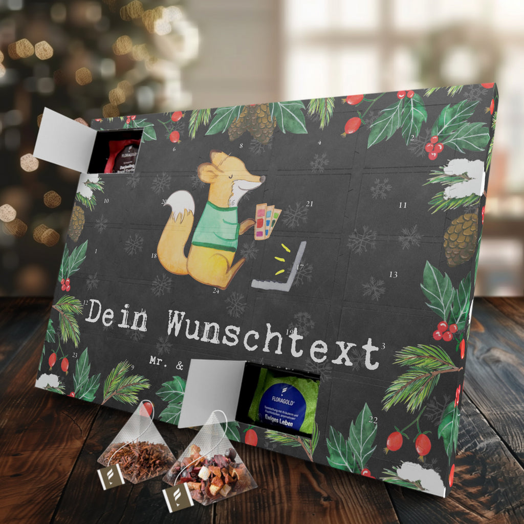 Personalisierter Tee Adventskalender Mediengestalter Leidenschaft Personalisierter Tee Adventskalender, Beruf, Ausbildung, Jubiläum, Abschied, Rente, Kollege, Kollegin, Geschenk, Schenken, Arbeitskollege, Mitarbeiter, Firma, Danke, Dankeschön, Grafiker, Designer, Mediengestalter, Grafikdesigner