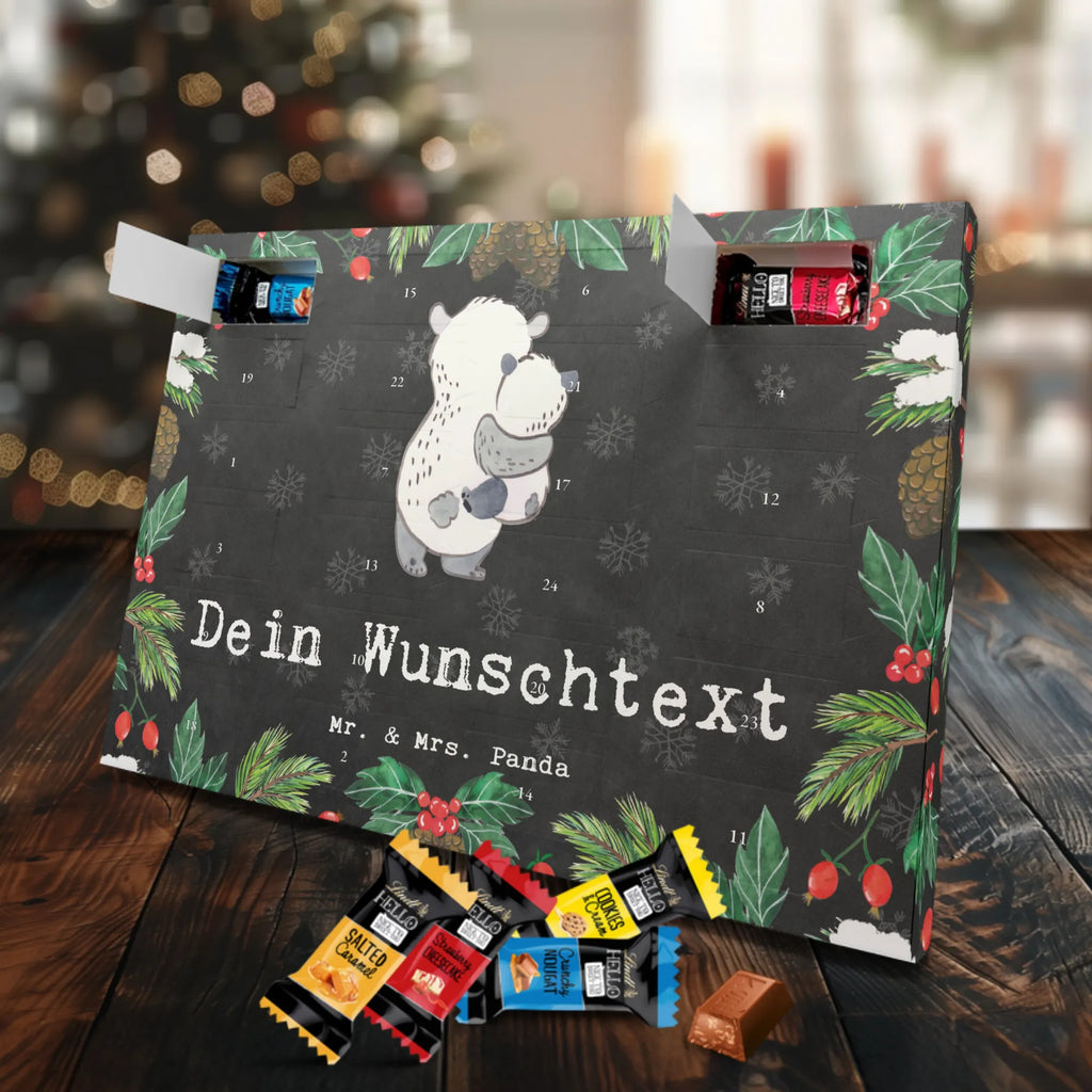 Personalisierter Markenschokolade Adventskalender Panda Beste Pflegeeltern der Welt Personalisierter Adventskalender, für, Dankeschön, Geschenk, Schenken, Geburtstag, Geburtstagsgeschenk, Geschenkidee, Danke, Bedanken, Mitbringsel, Freude machen, Geschenktipp, Pflegeeltern, Pflegekind, Adoption, Eltern, Mama, Papa, Mami, Papi, Familie, Elternpaar, Mama und Papa