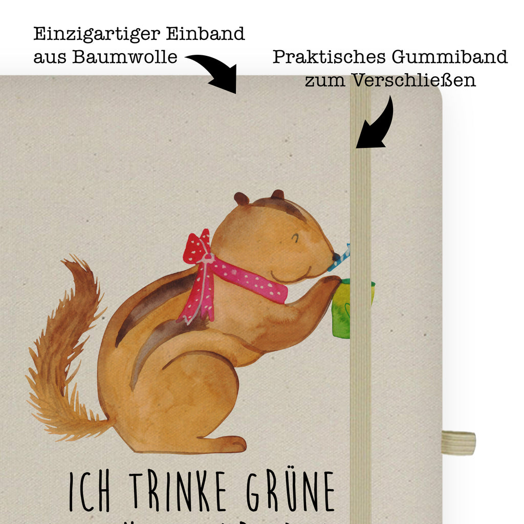 Baumwoll Notizbuch Eichhörnchen Smoothie Notizen, Eintragebuch, Tagebuch, Notizblock, Adressbuch, Journal, Kladde, Skizzenbuch, Notizheft, Schreibbuch, Schreibheft, Tiermotive, Gute Laune, lustige Sprüche, Tiere, Green Smoothies, Diät, Abnehmen, Streifenhörnchen, Eichhörnchen