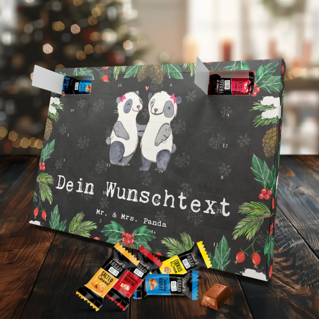 Personalisierter Markenschokolade Adventskalender Panda Beste Schwester der Welt Personalisierter Adventskalender, für, Dankeschön, Geschenk, Schenken, Geburtstag, Geburtstagsgeschenk, Geschenkidee, Danke, Bedanken, Mitbringsel, Freude machen, Geschenktipp, Schwestern, Schwester, Geschwister, Schwesterherz, Sister, Familie, Kleinigkeit, Beste, Tochter, Liebe, Kinder