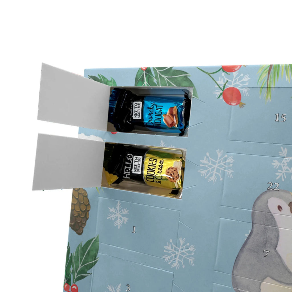 Personalisierter Markenschokolade Adventskalender Pinguin Bester Großvater der Welt Personalisierter Adventskalender, für, Dankeschön, Geschenk, Schenken, Geburtstag, Geburtstagsgeschenk, Geschenkidee, Danke, Bedanken, Mitbringsel, Freude machen, Geschenktipp, Großvater, Grossvater, Opa, Opi. Großpapa, Großeltern, Enkel, Enkelin, Enkelkind, Kleinigkeit, Oppa, Oppi, Bester