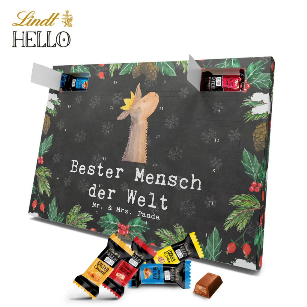 Markenschokolade Adventskalender Lama Bester Mensch der Welt Adventskalender, Weihnachtskalender, Markenschokolade Adventskalender, für, Dankeschön, Geschenk, Schenken, Geburtstag, Geburtstagsgeschenk, Geschenkidee, Danke, Bedanken, Mitbringsel, Freude machen, Geschenktipp, Lieblingsmensch, Liebling, Lieblings Mensch, tollster Mensch, Vorbild, Partner, Ehemann, Ehefrau, Liebe, Valentinstag