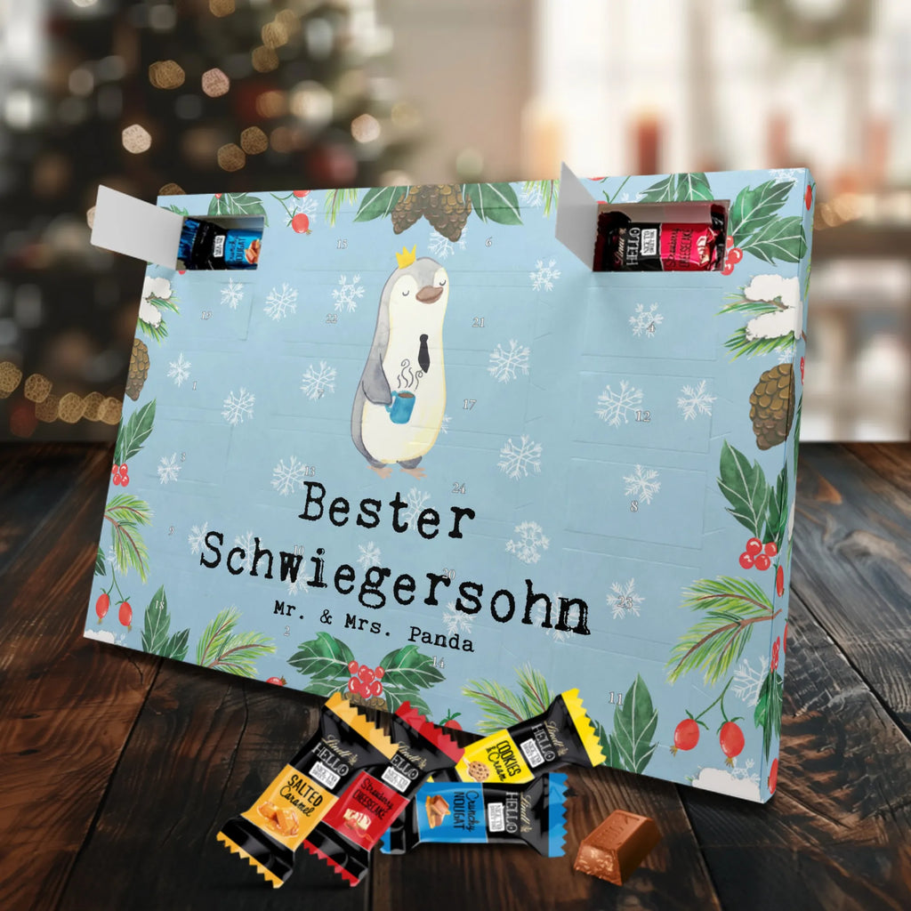 Markenschokolade Adventskalender Pinguin Bester Schwiegersohn Adventskalender, Weihnachtskalender, Markenschokolade Adventskalender, für, Dankeschön, Geschenk, Schenken, Geburtstag, Geburtstagsgeschenk, Geschenkidee, Danke, Bedanken, Mitbringsel, Freude machen, Geschenktipp, Schwiegersohn, Tochter, Ehefrau des Sohns, Frau, angeheiratet, Hochzeit, Heirat