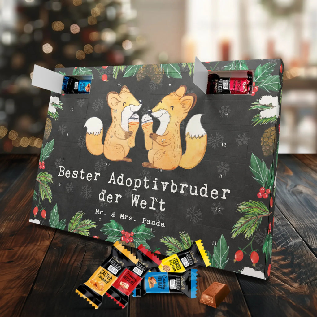 Markenschokolade Adventskalender Fuchs Bester Adoptivbruder der Welt Adventskalender, Weihnachtskalender, Markenschokolade Adventskalender, für, Dankeschön, Geschenk, Schenken, Geburtstag, Geburtstagsgeschenk, Geschenkidee, Danke, Bedanken, Mitbringsel, Freude machen, Geschenktipp, Adoptivbruder, adoptiert, Bruder, Brudi, Geschwister, Bruderherz, Schwester, Familie, Kleinigkeit, Brother, Bester, Sohn