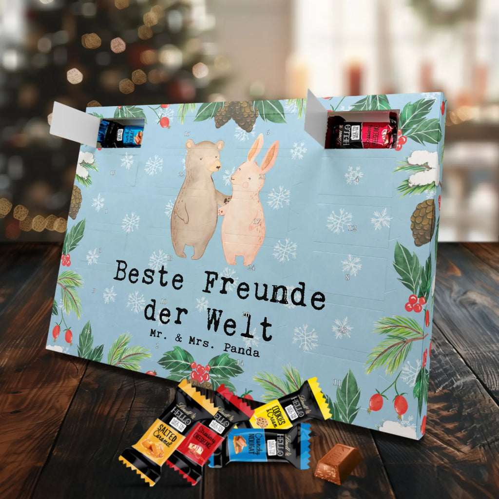 Markenschokolade Adventskalender Hase Beste Freunde der Welt Adventskalender, Weihnachtskalender, Markenschokolade Adventskalender, für, Dankeschön, Geschenk, Schenken, Geburtstag, Geburtstagsgeschenk, Geschenkidee, Danke, Bedanken, Mitbringsel, Freude machen, Geschenktipp, Freunde, best friends, Freundschaft, Freundin, Freund, Clique, Kumpel, bae, bff