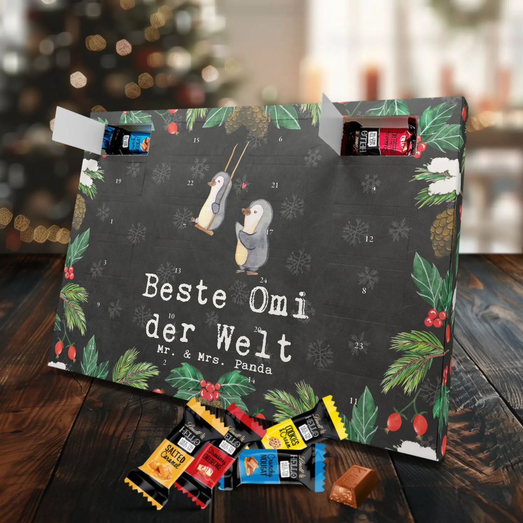 Markenschokolade Adventskalender Pinguin Beste Omi der Welt Adventskalender, Weihnachtskalender, Markenschokolade Adventskalender, für, Dankeschön, Geschenk, Schenken, Geburtstag, Geburtstagsgeschenk, Geschenkidee, Danke, Bedanken, Mitbringsel, Freude machen, Geschenktipp, Großmutter, Oma, Omi, Großpapa, Großmama, Enkel, Enkelin, Enkelkind, Kleinigkeit, Ommi, Omma, Bester