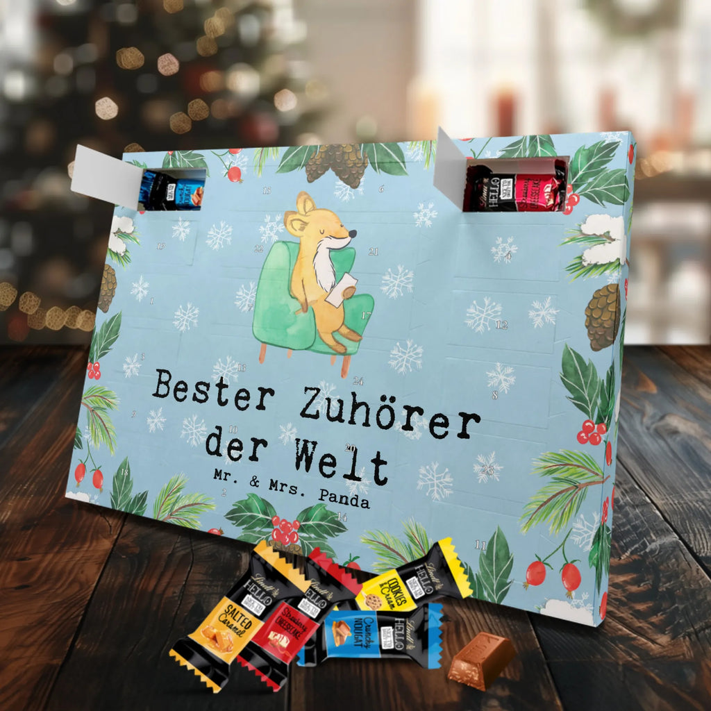 Markenschokolade Adventskalender Fuchs Bester Zuhörer der Welt Adventskalender, Weihnachtskalender, Markenschokolade Adventskalender, für, Dankeschön, Geschenk, Schenken, Geburtstag, Geburtstagsgeschenk, Geschenkidee, Danke, Bedanken, Mitbringsel, Freude machen, Geschenktipp, Zuhörer, Freund, Freundin, offenes Ohr, Hilfsbereit, Hilfe