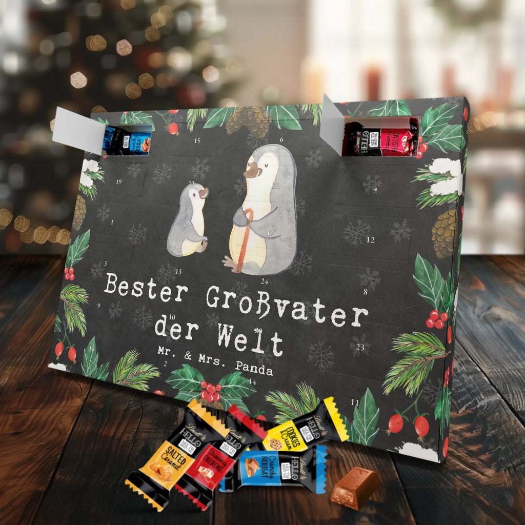 Markenschokolade Adventskalender Pinguin Bester Großvater der Welt Adventskalender, Weihnachtskalender, Markenschokolade Adventskalender, für, Dankeschön, Geschenk, Schenken, Geburtstag, Geburtstagsgeschenk, Geschenkidee, Danke, Bedanken, Mitbringsel, Freude machen, Geschenktipp, Großvater, Grossvater, Opa, Opi. Großpapa, Großeltern, Enkel, Enkelin, Enkelkind, Kleinigkeit, Oppa, Oppi, Bester