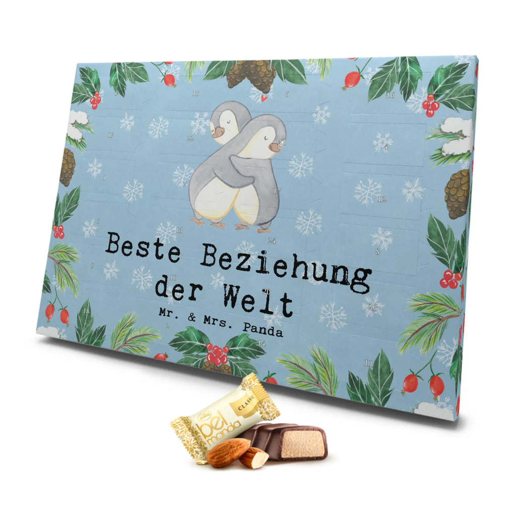 Marzipan Adventskalender Pinguin Beste Beziehung der Welt Marzipan Adventskalender, für, Dankeschön, Geschenk, Schenken, Geburtstag, Geburtstagsgeschenk, Geschenkidee, Danke, Bedanken, Mitbringsel, Freude machen, Geschenktipp, Beziehung, Zusammen sein, Miteinander gehen, Liebe, Verlieb, Liebesgeschenk