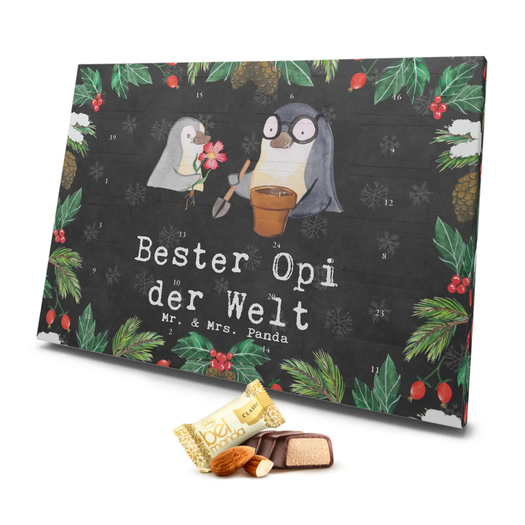 Marzipan Adventskalender Pinguin Bester Opi der Welt Marzipan Adventskalender, für, Dankeschön, Geschenk, Schenken, Geburtstag, Geburtstagsgeschenk, Geschenkidee, Danke, Bedanken, Mitbringsel, Freude machen, Geschenktipp, Großvater, Grossvater, Opa, Opi. Großpapa, Großeltern, Nichte, Neffe, Kleinigkeit, Oppa, Oppi, Bester