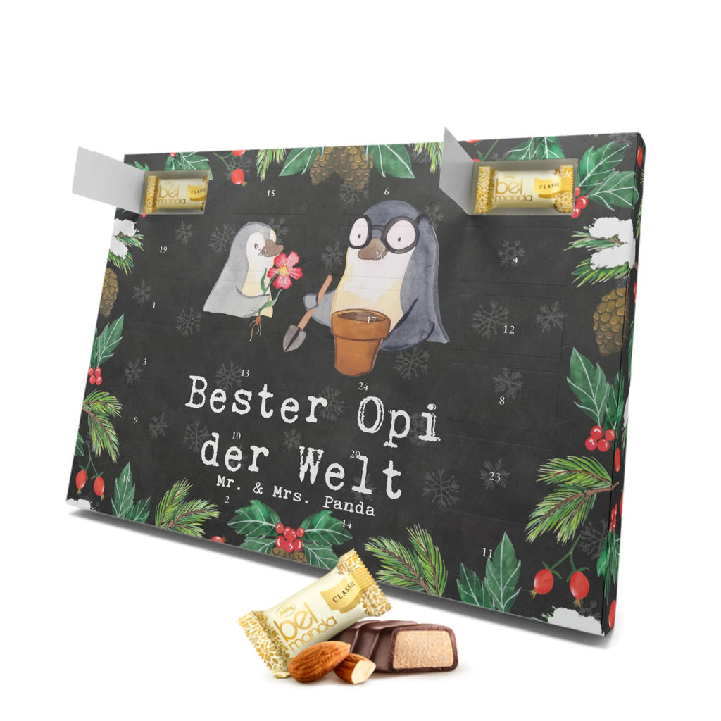 Marzipan Adventskalender Pinguin Bester Opi der Welt Marzipan Adventskalender, für, Dankeschön, Geschenk, Schenken, Geburtstag, Geburtstagsgeschenk, Geschenkidee, Danke, Bedanken, Mitbringsel, Freude machen, Geschenktipp, Großvater, Grossvater, Opa, Opi. Großpapa, Großeltern, Nichte, Neffe, Kleinigkeit, Oppa, Oppi, Bester