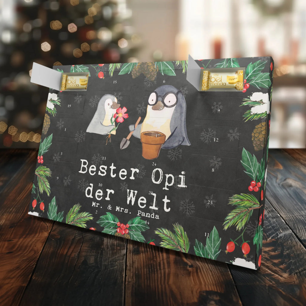 Marzipan Adventskalender Pinguin Bester Opi der Welt Marzipan Adventskalender, für, Dankeschön, Geschenk, Schenken, Geburtstag, Geburtstagsgeschenk, Geschenkidee, Danke, Bedanken, Mitbringsel, Freude machen, Geschenktipp, Großvater, Grossvater, Opa, Opi. Großpapa, Großeltern, Nichte, Neffe, Kleinigkeit, Oppa, Oppi, Bester