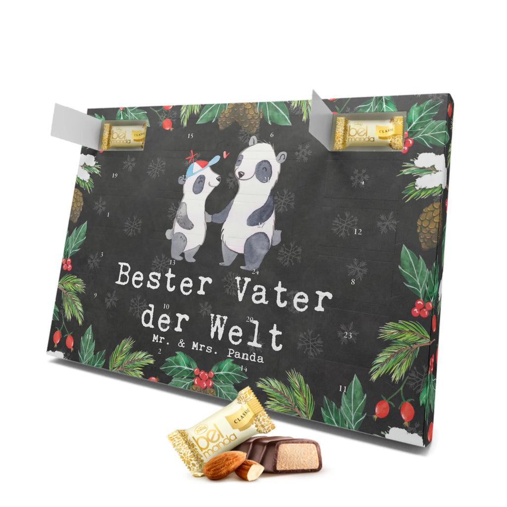 Marzipan Adventskalender Panda Bester Vater der Welt Marzipan Adventskalender, für, Dankeschön, Geschenk, Schenken, Geburtstag, Geburtstagsgeschenk, Geschenkidee, Danke, Bedanken, Mitbringsel, Freude machen, Geschenktipp, Vater, Papa, Dad, Daddy, Paps, Papi, Vati, Eltern, Geschenk Vater, Mann, Familie, Bester, Kleinigkeit