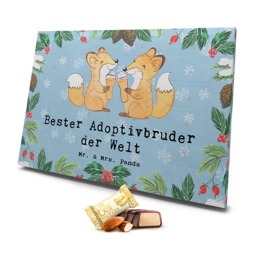 Marzipan Adventskalender Fuchs Bester Adoptivbruder der Welt Marzipan Adventskalender, für, Dankeschön, Geschenk, Schenken, Geburtstag, Geburtstagsgeschenk, Geschenkidee, Danke, Bedanken, Mitbringsel, Freude machen, Geschenktipp, Adoptivbruder, adoptiert, Bruder, Brudi, Geschwister, Bruderherz, Schwester, Familie, Kleinigkeit, Brother, Bester, Sohn