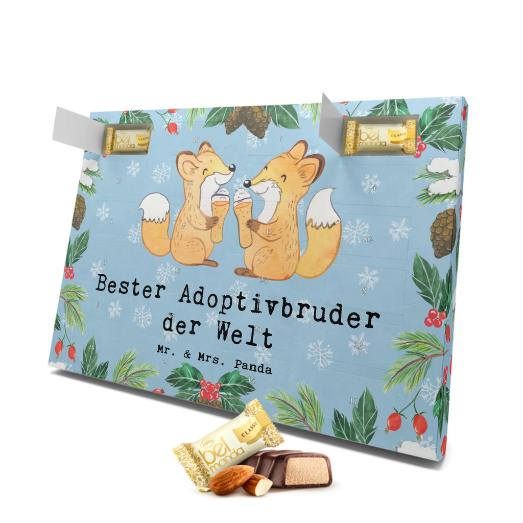 Marzipan Adventskalender Fuchs Bester Adoptivbruder der Welt Marzipan Adventskalender, für, Dankeschön, Geschenk, Schenken, Geburtstag, Geburtstagsgeschenk, Geschenkidee, Danke, Bedanken, Mitbringsel, Freude machen, Geschenktipp, Adoptivbruder, adoptiert, Bruder, Brudi, Geschwister, Bruderherz, Schwester, Familie, Kleinigkeit, Brother, Bester, Sohn