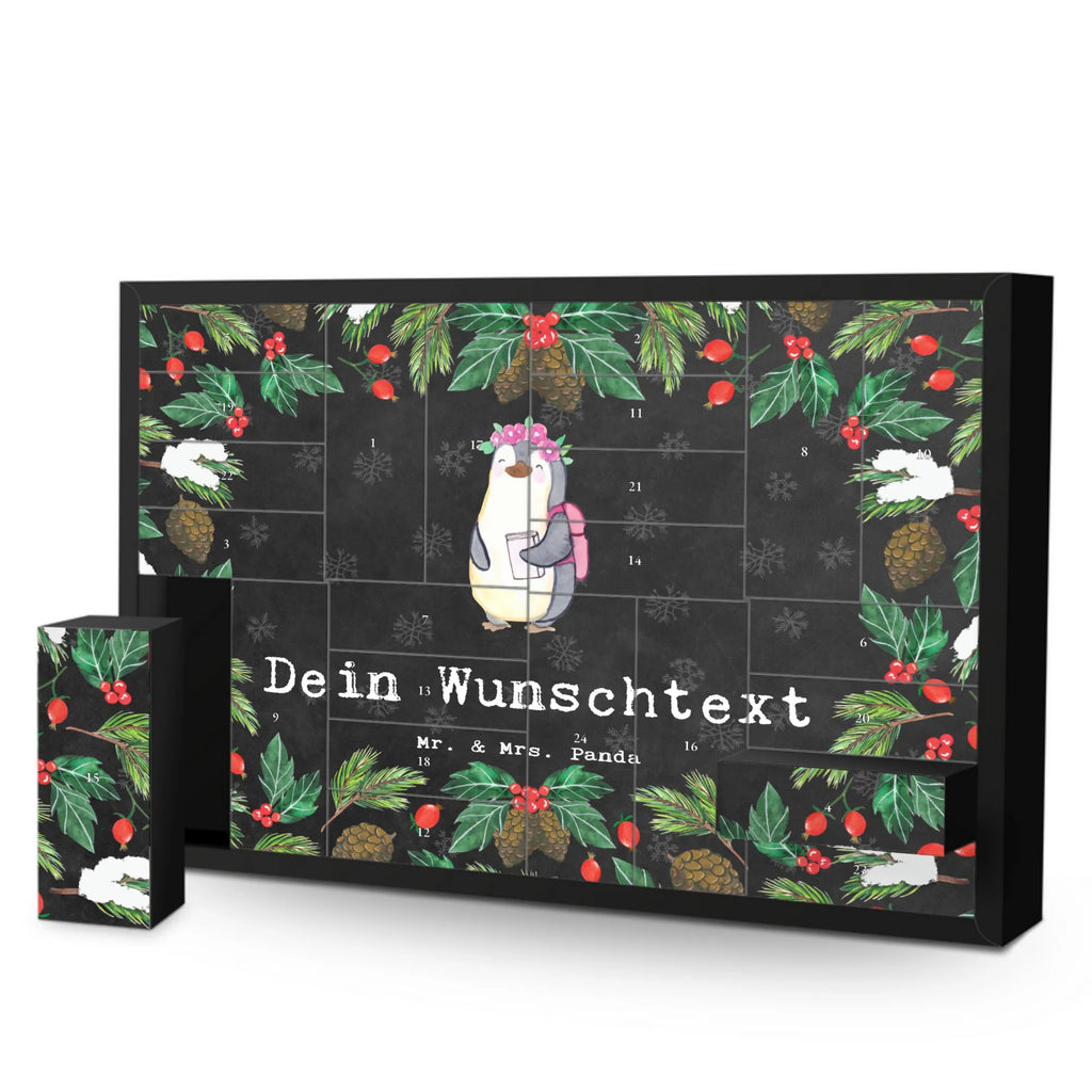 Personalisierter Befüllbarer Adventskalender Pinguin Beste Studentin der Welt Befüllbarer Adventskalender, Adventskalender zum selbst befüllen, für, Dankeschön, Geschenk, Schenken, Geburtstag, Geburtstagsgeschenk, Geschenkidee, Danke, Bedanken, Mitbringsel, Freude machen, Geschenktipp, Studentin, Studium, Tochter, Spaß, Musterschülerin, lustig, Studienabschluss, witzig, Universität, Abschluss, Alumni, Uni, Studenten, Hochschule