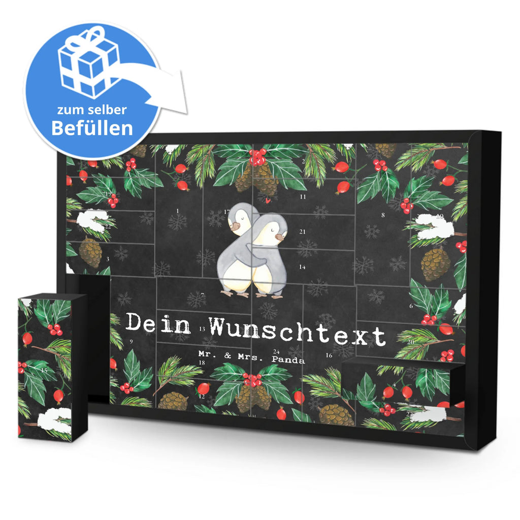 Personalisierter Befüllbarer Adventskalender Pinguin Beste Cousine der Welt Befüllbarer Adventskalender, Adventskalender zum selbst befüllen, für, Dankeschön, Geschenk, Schenken, Geburtstag, Geburtstagsgeschenk, Geschenkidee, Danke, Bedanken, Mitbringsel, Freude machen, Geschenktipp, Cousine, Kusine, Kousine, Cousinchen, Tochter von Onkel, Tochter von Tante, Familie, Verwandtschaft, Cousin