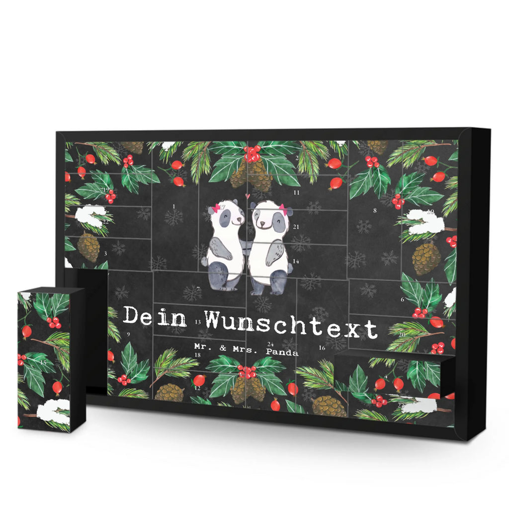 Personalisierter Befüllbarer Adventskalender Panda Beste Halbtante der Welt Befüllbarer Adventskalender, Adventskalender zum selbst befüllen, für, Dankeschön, Geschenk, Schenken, Geburtstag, Geburtstagsgeschenk, Geschenkidee, Danke, Bedanken, Mitbringsel, Freude machen, Geschenktipp, Halbtante, Tante, beste Tante, Stieftante, Stief, Stiefgeschwister, Familie, Kleinigkeit