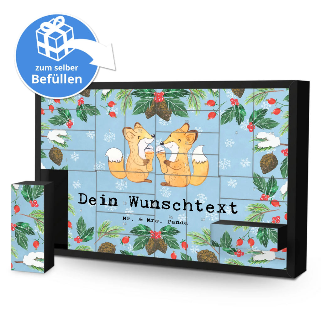 Personalisierter Befüllbarer Adventskalender Fuchs Bester Vetter der Welt Befüllbarer Adventskalender, Adventskalender zum selbst befüllen, für, Dankeschön, Geschenk, Schenken, Geburtstag, Geburtstagsgeschenk, Geschenkidee, Danke, Bedanken, Mitbringsel, Freude machen, Geschenktipp, Vetter, Cousin, Kousin, Sohn von Onkel, Sohn von Tante, Familie, Verwandtschaft, Cousine