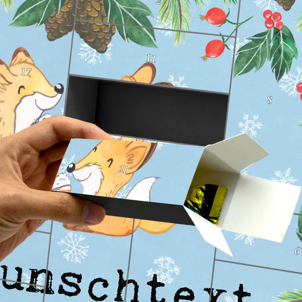 Personalisierter Befüllbarer Adventskalender Fuchs Bester Vetter der Welt Befüllbarer Adventskalender, Adventskalender zum selbst befüllen, für, Dankeschön, Geschenk, Schenken, Geburtstag, Geburtstagsgeschenk, Geschenkidee, Danke, Bedanken, Mitbringsel, Freude machen, Geschenktipp, Vetter, Cousin, Kousin, Sohn von Onkel, Sohn von Tante, Familie, Verwandtschaft, Cousine