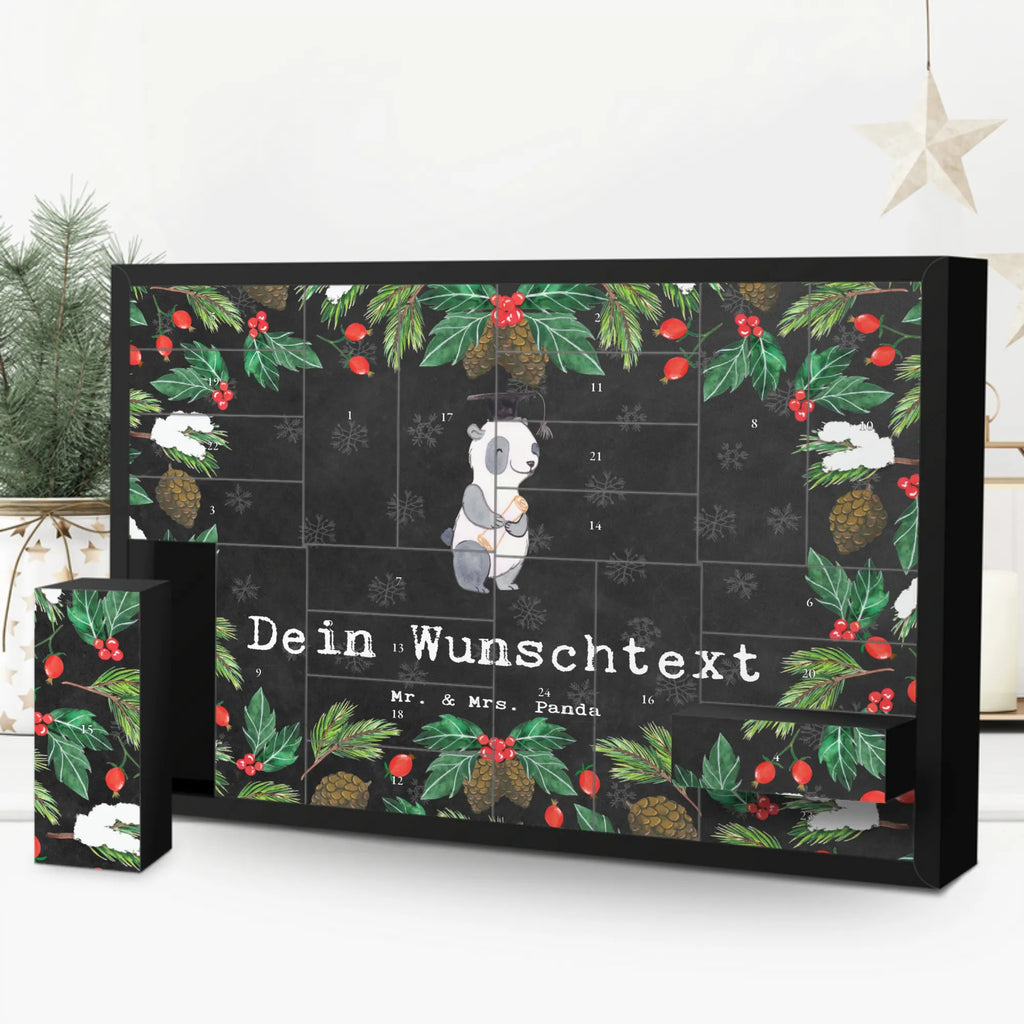 Personalisierter Befüllbarer Adventskalender Panda Bester Bachelor der Welt Befüllbarer Adventskalender, Adventskalender zum selbst befüllen, für, Dankeschön, Geschenk, Schenken, Geburtstag, Geburtstagsgeschenk, Geschenkidee, Danke, Bedanken, Mitbringsel, Freude machen, Geschenktipp, Bachelor, Student, Studium, Sohn, Spaß, Musterschüler, lustig, Studienabschluss, witzig, Universität, Abschluss, Alumni, Uni, Studenten, Hochschule